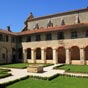 Saint-Sever : Clotre de l'abbaye bndictine.